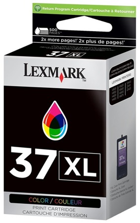 Tusz oryginalny Lexmark 37XL CMY (18C2180E)